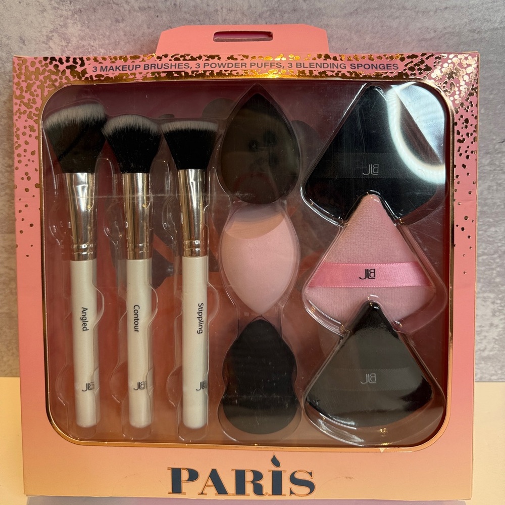 Joi Paris Makeup Brush and Sponge Set